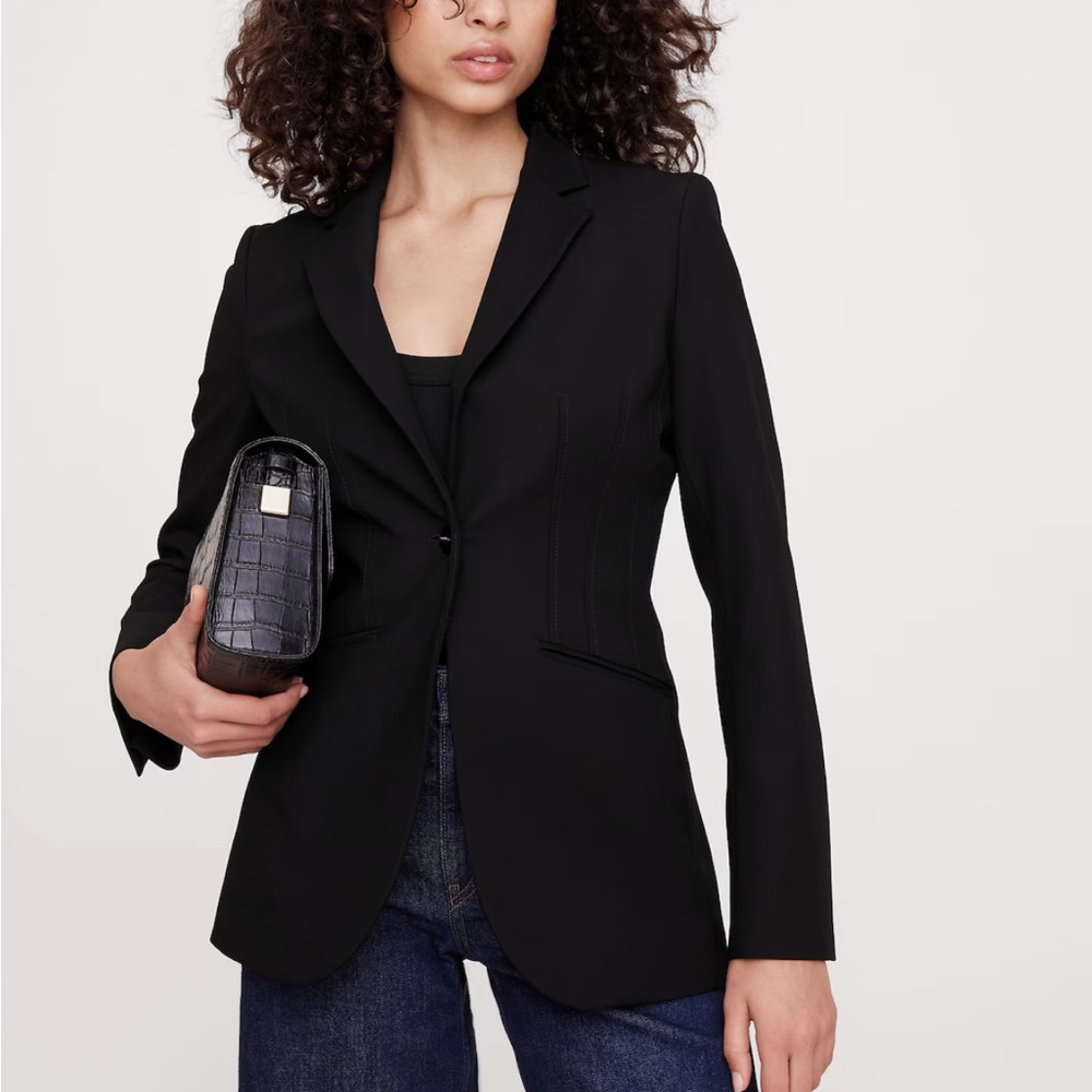 NWT Banana Republic Black Blazer